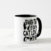 Cat Lover Spanischer Lehrer Tasse (VorderseiteRechts)