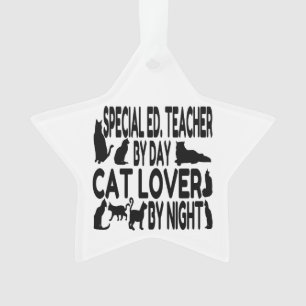 Cat Lover Special Bildung Lehrer Ornament