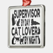Cat Lover Supervisor Ornament Aus Metall (Links)