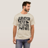 Cat Lover Surveyor T-Shirt (Vorne ganz)