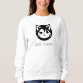 Cat Lover Sweatshirt (Vorderseite)