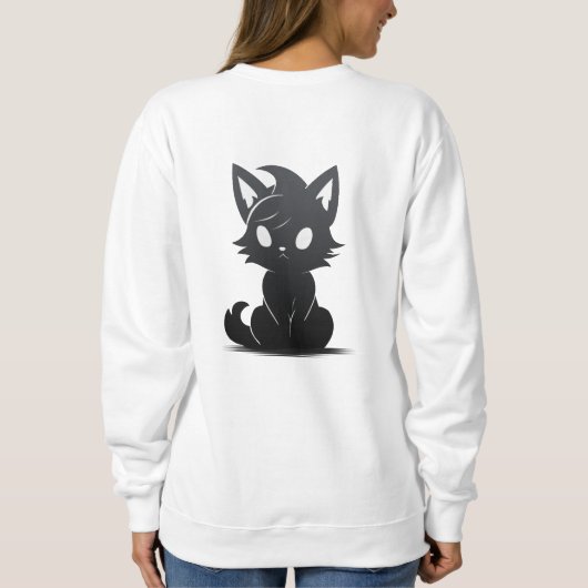 Cat Lover Sweatshirt (Rückseite)