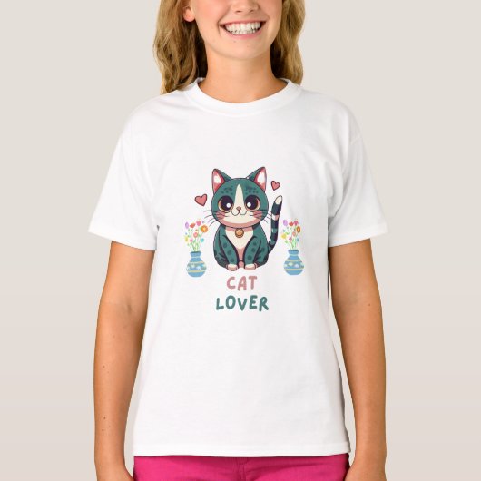 Cat Lover T-Shirt (Vorderseite)