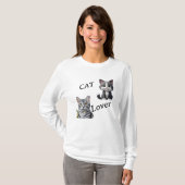 CAT LOVER T-Shirt (Vorne ganz)