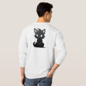 Cat Lover T-Shirt (Schwarz voll)