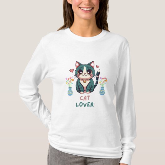 Cat Lover T-Shirt (Vorderseite)