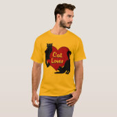 Cat Lover T - Shirt Bio Cat Lover Shirts (Vorne ganz)