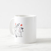 Cat Lover T - Shirt Kaffeetasse (Vorderseite Links)