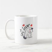 Cat Lover T - Shirt Kaffeetasse (Links)