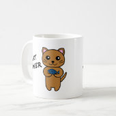CAT LOVER TASSE (Vorderseite Links)