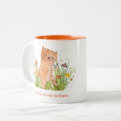 CAT-LOVER-TASSE ZWEIFARBIGE TASSE (Vorderseite Links)