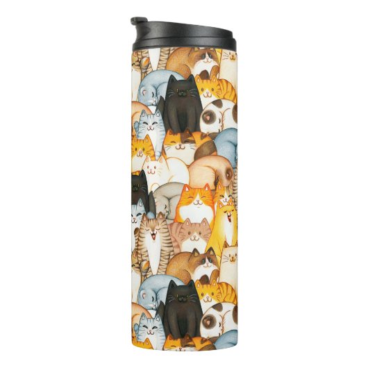 Cat Lover Thermosbecher (Nach rechts gedreht)