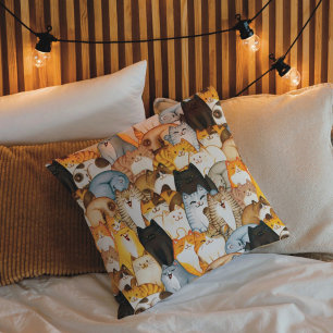 Cat Lover Throw Kissen