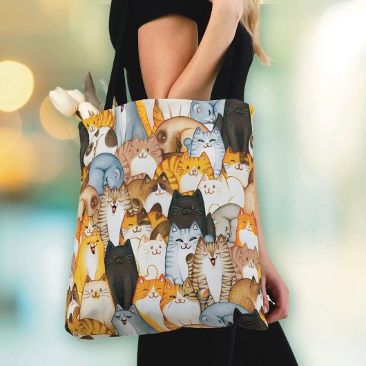 Cat Lover Tote Bag Tasche