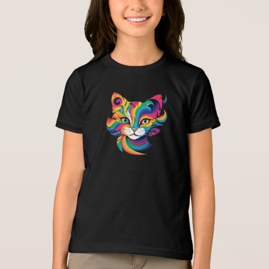 Cat Lover Tri-Blend Shirt (Vorderseite)