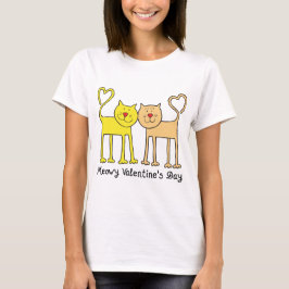 Cat Lover Valentinstag T - Shirt