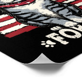 Cat Lover vom 4. Juli Poster (Ecke)