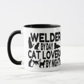 Cat Lover Welder Tasse (Links)