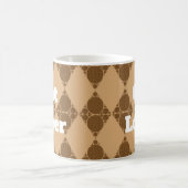 Cat Lover Wildcat Muster Geometric Diamond Kaffeetasse (Mittel)