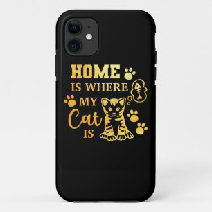 Cat Lover Zuhause ist, wo meine Katze ist Case-Mate iPhone Hülle