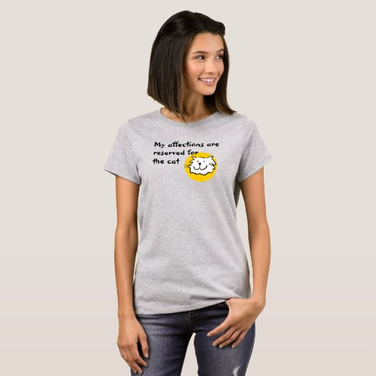 Cat Lover Zuneigungen Cat Owner T - Shirt (Vorne ganz)