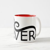 Cat Lover Zweifarbige Tasse (VorderseiteRechts)