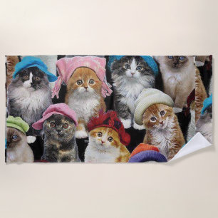 Cat Lovers Beach Handtuch