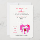 Cat Lovers Bride | Groom Purrr.fect Wedding Einladung (Vorderseite)