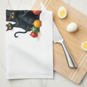 Cat Lovers Cute and Funny Holiday Tree Christmas 2 Geschirrtuch (Viertel Falte)