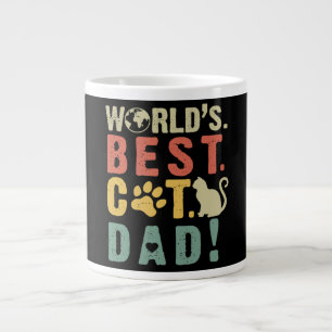 Cat Lovers Der beste Cat-Vater der Welt Jumbo-Tasse