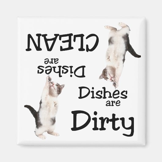 Cat Lovers Dishwasher Magnet (Vorne)
