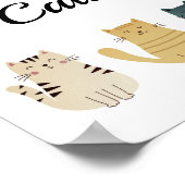 Cat Lover's Fun Poster Wall Art (Ecke)
