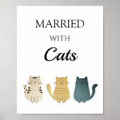 Cat Lover's Fun Poster Wall Art (Vorne)