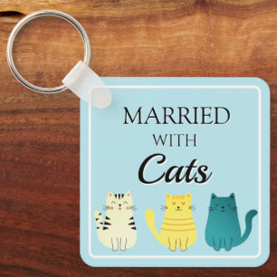 Cat Lover's Fun-Sitte Schlüsselanhänger