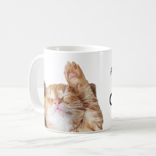 Cat Lovers Funny Zitat Niedlicher Spaß  Kaffeetasse (Vorderseite Links)