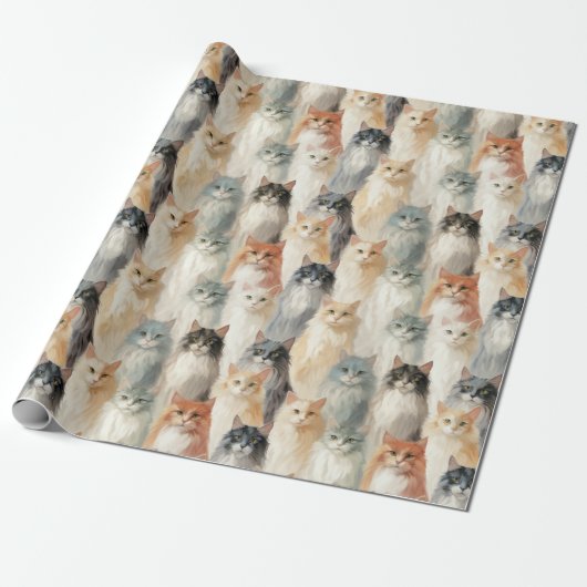 Cat Lovers Geschenkpapier (Ungerollt)