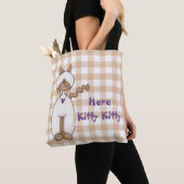 Cat Lovers Gingham Tote Bag Tasche (Von Nahem)