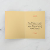 Cat Lovers Happy Anniversary Card Karte (Innenseite)