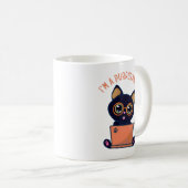 Cat Lovers Ich bin Programmierer Kaffeetasse (VorderseiteRechts)