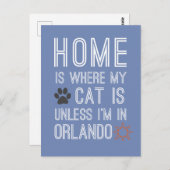 Cat Lovers in Orlando Postkarte (Vorne/Hinten)
