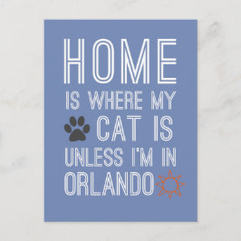 Cat Lovers in Orlando Postkarte