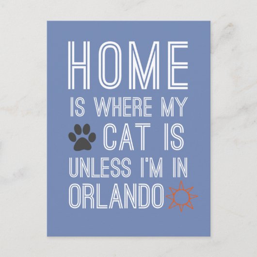 Cat Lovers in Orlando Postkarte (Vorderseite)