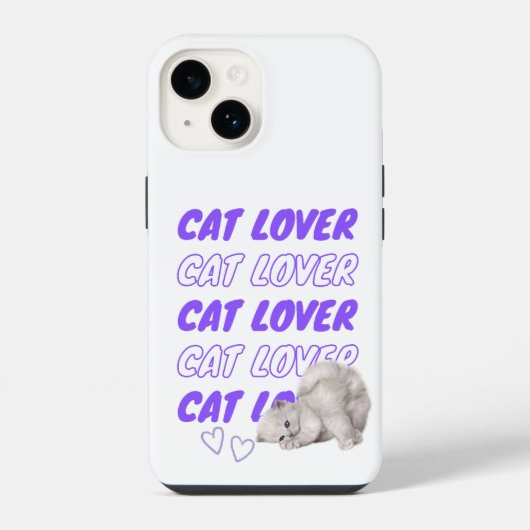 Cat Lovers iPhone Hülle (Rückseite)