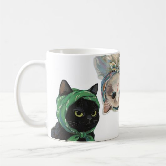 Cat lovers kaffeetasse (Links)