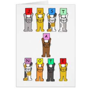 Cat Lover's leere Note Card
