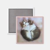 Cat Lovers Magnet (Vorderseite/Rückseite)