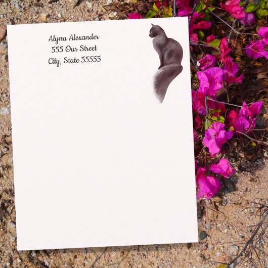 Cat Lovers Niedlich Blush Pink Girl Script Persona