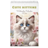 Cat Lovers Niedlich Kittens Wasserfarbe Saison Kalender (Titelbild)