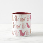 Cat Lovers Pattern Tasse (Zentrum)