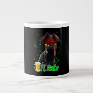 Cat Lovers Pi Day Cat Pirate Gift Jumbo-Tasse